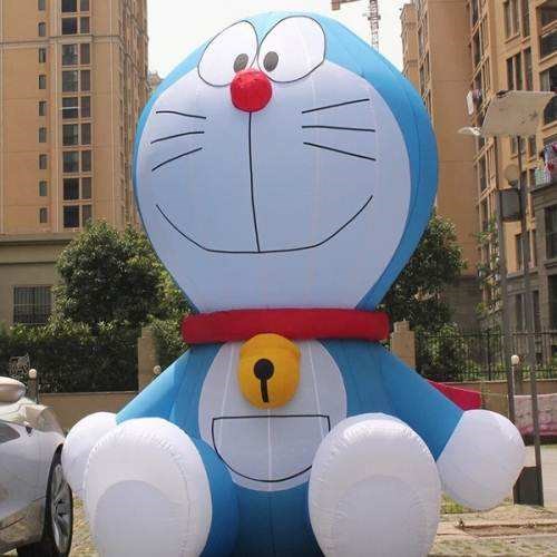 东方华侨农场机器猫卡通充气人物